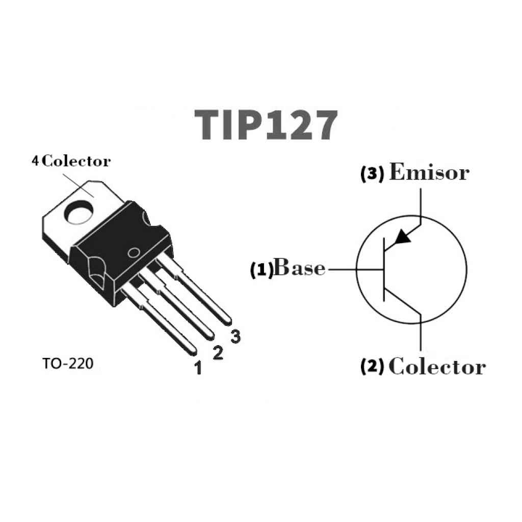 JJ18 TIP127 PNP  5A 100V