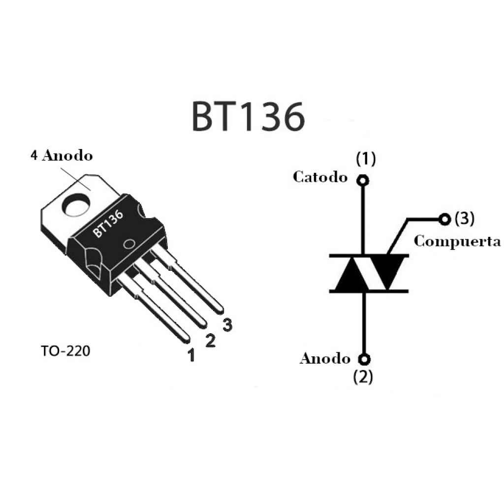 VC4-  BT136 -4A 600V triac