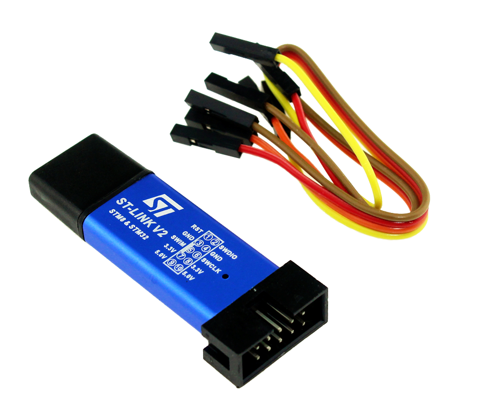 st-link v2 stm32 stm8 programming