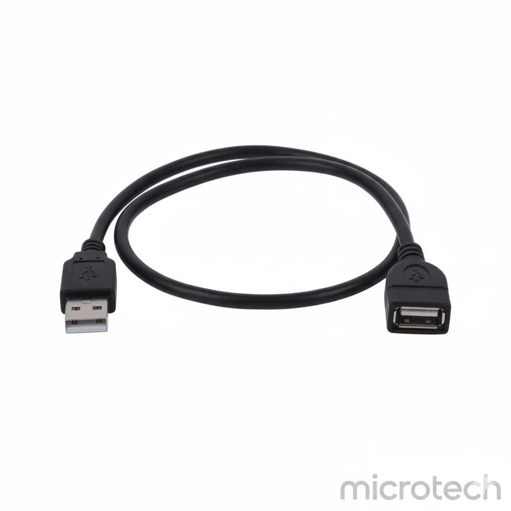 USB 2.0 M/F Extension Cable 1.5M تطويلة