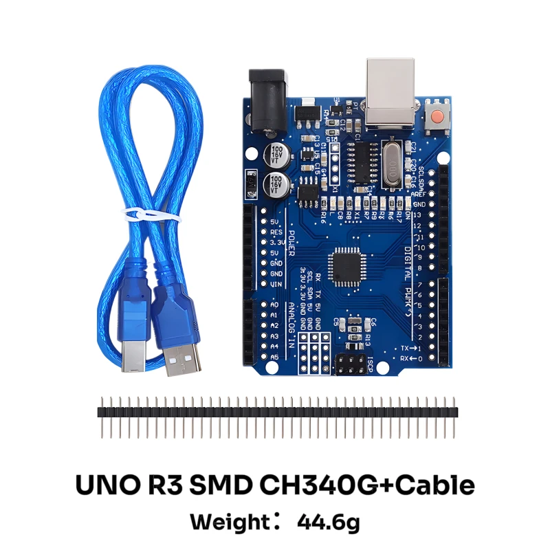 A4 Arduino UNO R3 with SMD ATmega328P لوحة