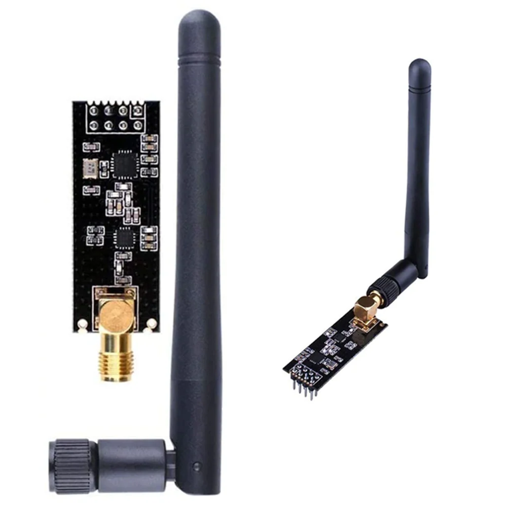 B7 NRF24L01+PA+LNA with Antenna 1100 Meters وحدة إرسال واستقبال لاسلكي