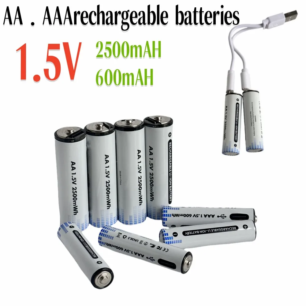 AA 1.2V 1800 3800MA شحن سلك بالقطعة
