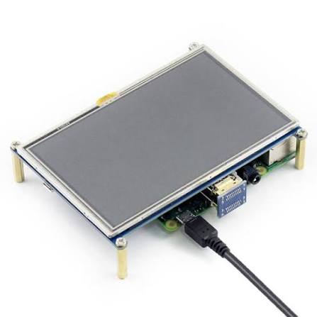 5 inch ips touch screen 800x480 hdmi ip raspberry