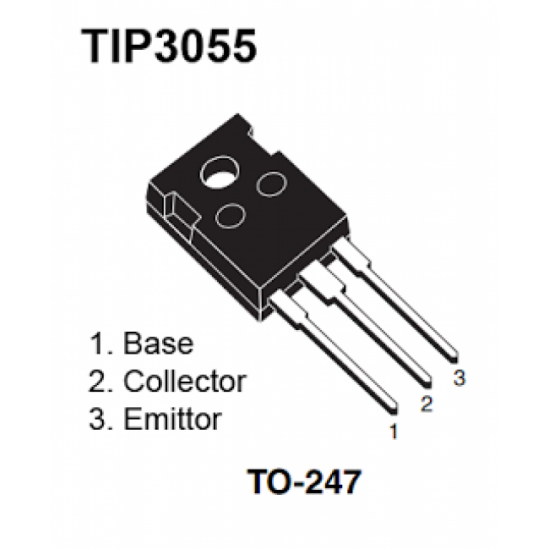 SB11 TIP 3055 NPN 15A 60V