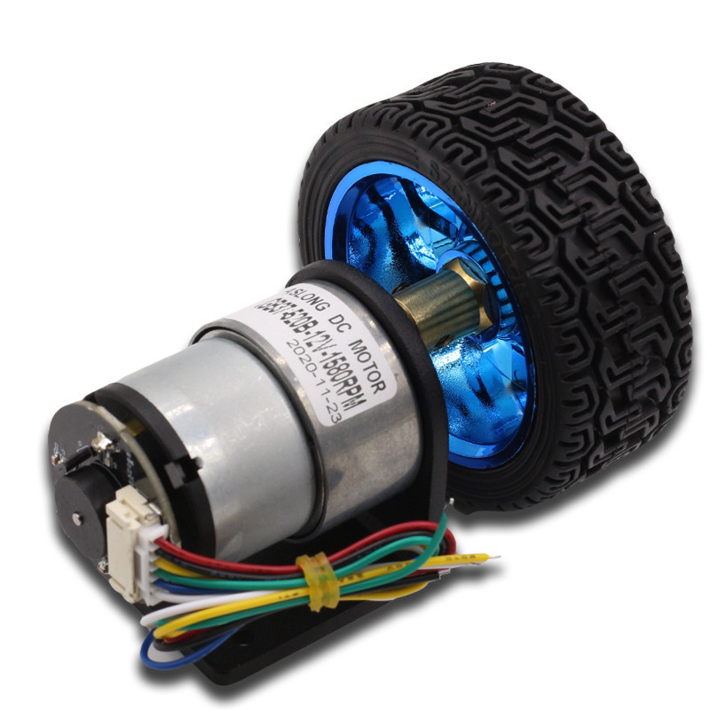 65mm wheel hall signal dc12v motor encoder 
