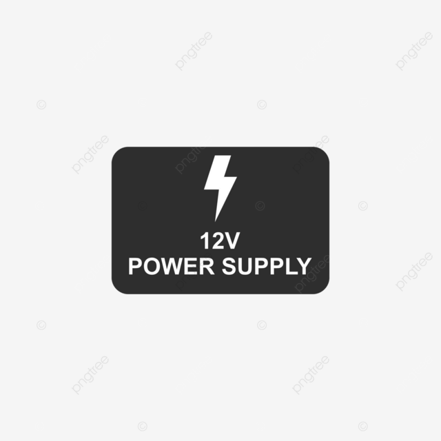 12V 1A ابيض