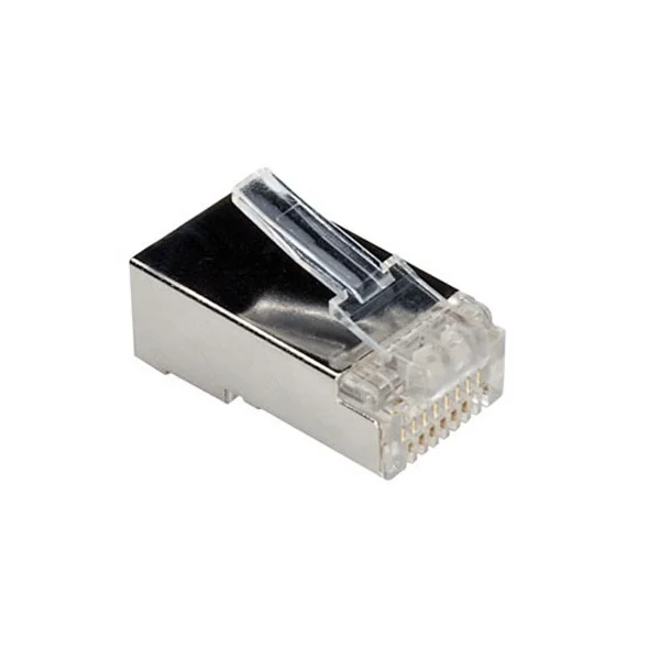 فيشة الشبكة المعدنية  -  RJ45 Cat6 FTP بالقطعة