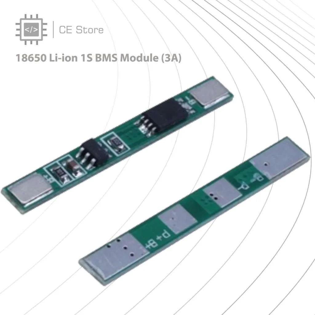 SP6 1S 3A Li-ion BMS Battery Protection for 18650 لوحة حماية بطاريات خلية واحدة